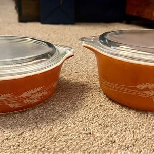 Pyrex Vintage Autumn Harvest Food Storage Set for Kitchen